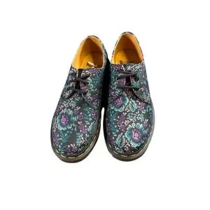 1461 Floral Jacquard Floral Dr Martens Shoes Oxford Martens Shoes